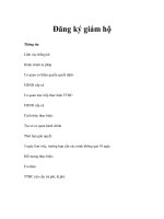 Đăng ký giám hộ ppt