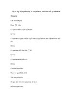 Cấp số tiếp nhận phiếu công bố sản phẩm mỹ phẩm sản xuất tại Việt Nam docx