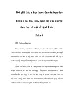 Bệnh ở da, tóc, lông, bệnh lây qua đường tình dục và một số bệnh khác - Phần 6 pps