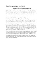 Lạng Sơn qua các giai đoạn lịch sử-1