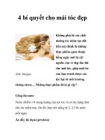 4 bí quyết cho mái tóc đẹp pps
