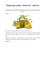 Những thực phẩm 