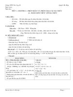 Giáo án Đại số 8 Học kỳ I