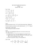 đề kiểm tra môn toán 6 -2