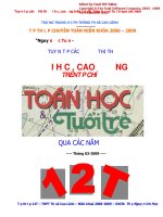 TUYỂN TẬP CÁC ĐỀ THI THỬ ĐẠI HỌC - TOÁN 2010