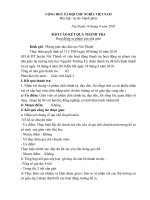 biên bản thanh tra knhiệm