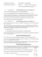 Đề thi học ký 1 môn Vật lí lớp 10 pps