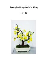 Trong họ hàng nhà Mai Vàng (Kỳ 2) pdf