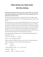 Dinh dưỡng cho bệnh nhân đái tháo đường ppsx