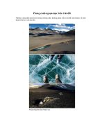 Phong cảnh ngoạn mục trên trái đất