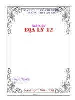 Giáo án địa lý 12