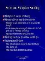 C Sharp và kiến trúc .NET. C Sharp cơ bản- P20 pptx