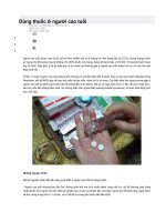 dùng thuốc ở người cao tuổi