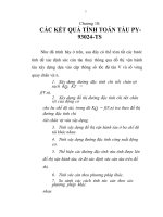 Nghiên cứu phương pháp xác định thực nghiệm sức cản thông qua cặp thông số tốc độ tàu và số vòng quay chân vịt, chương 10 pot