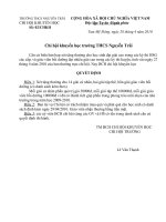 DS HS-GV tặng thưởng về khuyến học