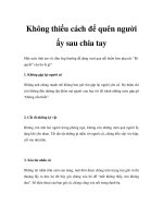 Không thiếu cách để quên người ấy sau chia tay pptx