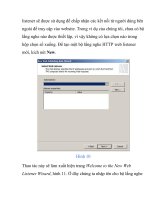 Điều khiển truy cập Internet- P12 doc
