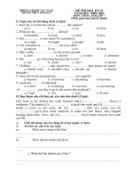 De thi HK II Lop 7 2009-2010