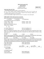 De thi thu dai hoc moi nhat