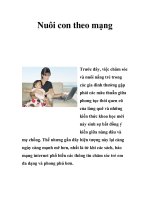 Nuôi con theo mạng doc