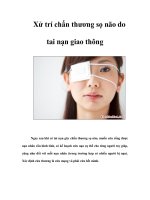 Xử trí chấn thương sọ não do tai nạn giao thông docx