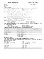 đề kt 45 phút ki 2 môn tin 10