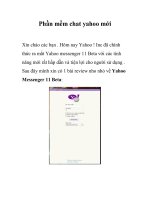 Phần mềm chat yahoo mới pps