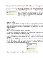 Khắc phục lỗi không thể mở tập tin Office bằng đúng chương trình