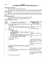 Giáo án tập đọc lớp 2 Học kỳ I ( Chi tiết)