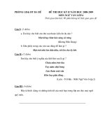 Đề thi ngư văn ky II- 09