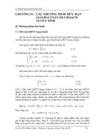 Chương 4: Các phương pháp hữu hạn giải quyết bài toán qui hoạch tuyến tính potx