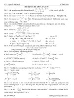 đề ôn thi ĐH Tổng hợp