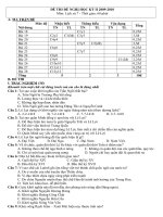 Đề thi  HK2 09-10 sử  7 (tham khảo)