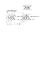 Đề thi HKII Toán 7