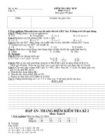 De kiem tra HK2 toan 8