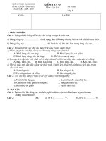 Kiểm tra 45'''' (09-10  đề 02)