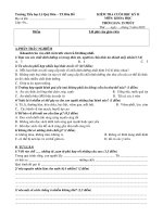 DE KTHKII-KHOA HOC 4 -CO Đ/A (Q.TIÊU)