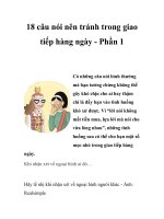 18 câu nói nên tránh trong giao tiếp hàng ngày - Phần cuối pps