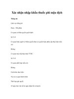 Xác nhận nhập khẩu thuốc phi mậu dịch potx