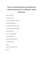 Thủ tục Công bố đóng luồng, tuyến đường thủy nội địa chuyên dùng nối với đường thủy nội địa địa phương ppsx