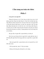 Cẩm nang an toàn sức khỏe - Phần 3 pot