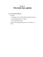 nghiên cứu thông số tính năng và đặc điểm hao mòn trước sử dụng Xado của động cơ Diezen D12, chương 18 docx