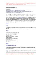 Anh ngữ sinh động bài 47 docx