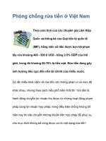 Phòng chống rửa tiền ở Việt Nam pps