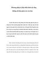 Phương pháp trị liệu thần kinh cột sống không chỉ làm giảm các cơn đau pptx