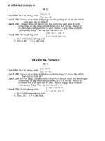 Đề kiểm tra chương 3 - Toán 9