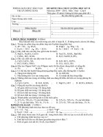 Đề Hóa 8-HKII 09-10