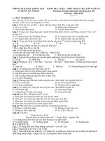 Đề kiểm tra Tiếng Việt 9 Tiết 74 (PGD)