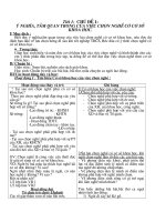 Bài 1: Ý nghĩa của việc chọn nghề có cơ sở khoa h