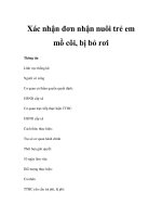 Xác nhận đơn nhận nuôi trẻ em mồ côi, bị bỏ rơi pps